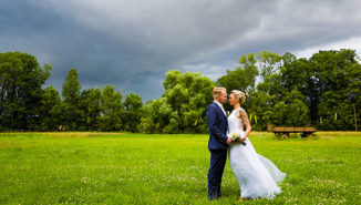 Regenhochzeit in Bielefeld, Kreative Portraits